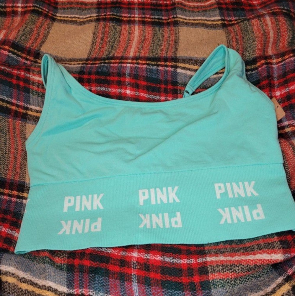 Pink Sports Bra
